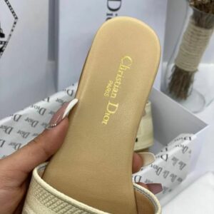 dior dway slides beige